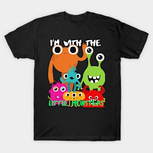 Funny Halloween Monsters; I’m with the Little Monsters T-Shirt